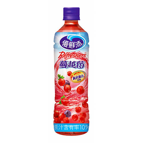 優鮮沛蔓越莓綜合果汁